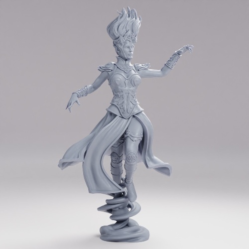 Picture of Wind Genasi Female Flying