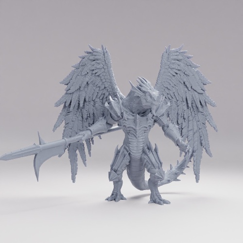 Picture of Winged Half Dragon