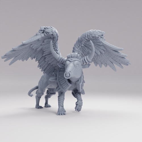 Picture of Winged Red Bull Beast