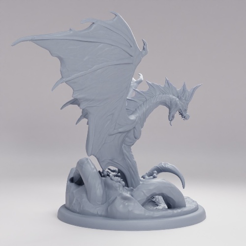 Picture of Winged Sea Serpent Attacking