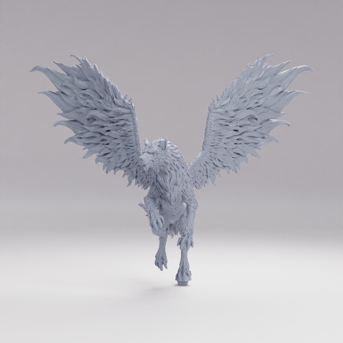 Picture of Winged Wolf Flying