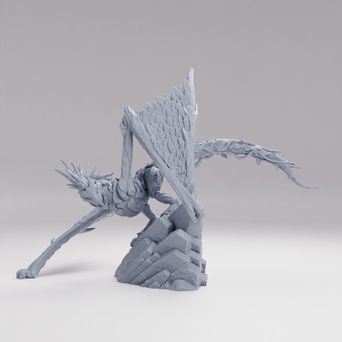 Picture of Wood Wyvern Attacking