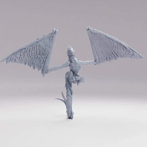 Picture of Wood Wyvern Flying