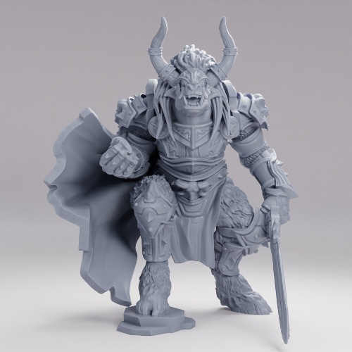 Picture of Wooly Minotaur Paladin