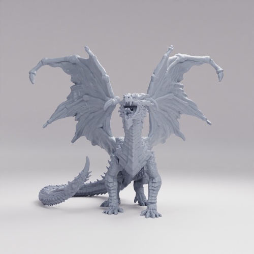 Picture of Yellow Dragon Intimidating