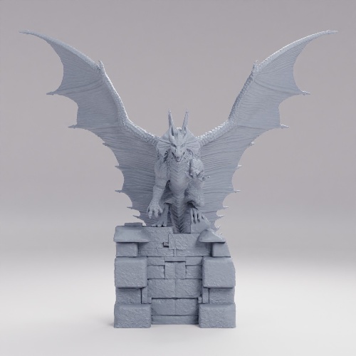 廃墟に座すブラス・ドラゴン の画像