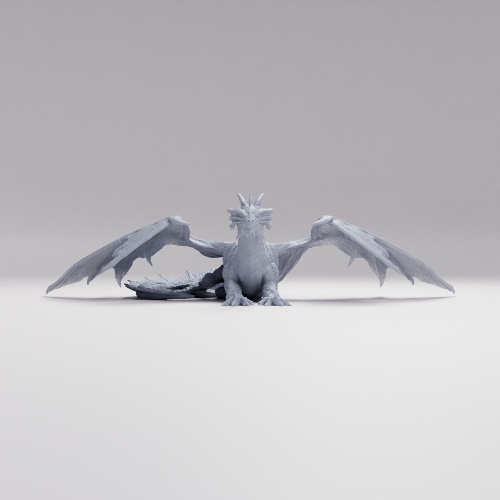 休息するブロンズ・ドラゴン の画像