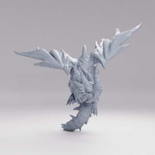 Picture of Young Horn Dragon Flying