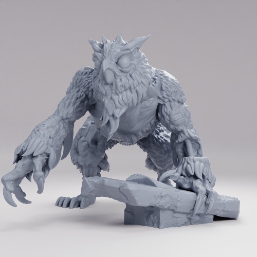 Picture of Zombie Owlbear Following