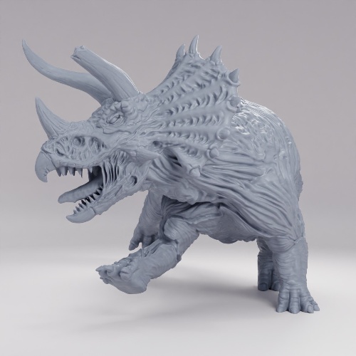 Picture of Zombie Triceratops Rush A