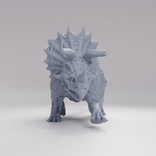 Picture of Zombie Triceratops Walking A