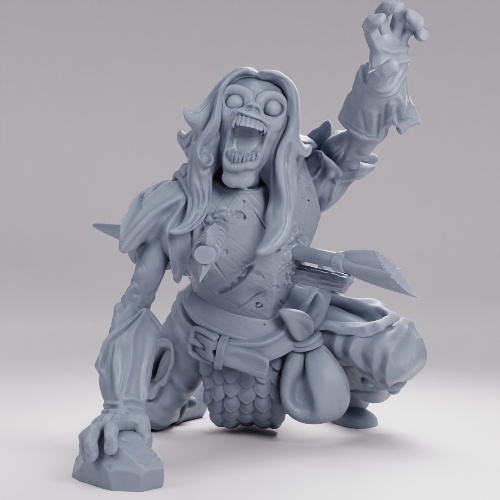 Picture of Zombie Warrior Crawling