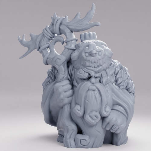 Picture of Dwarven Druid A