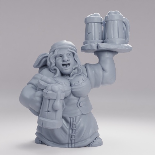 Picture of Dwarven Female Bartender