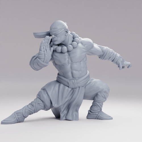Picture of Human Monk Crouching
