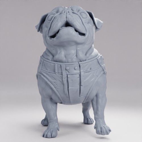 Picture of Sir Pugsley the Armored Pug