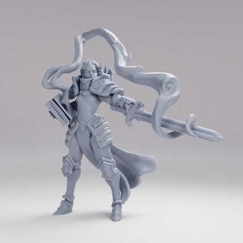 Picture of Female Knight Mage Spell
