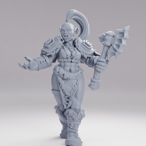 Picture of Tribal Orc Female A