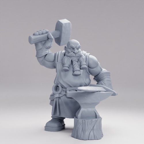 Picture of Blacksmith dwarf A