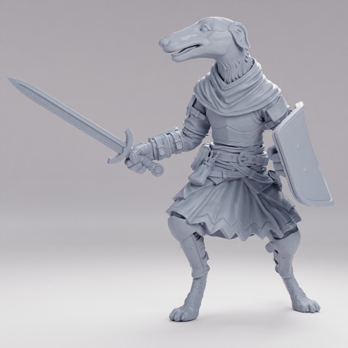 Picture of Borzoi Swordsman D