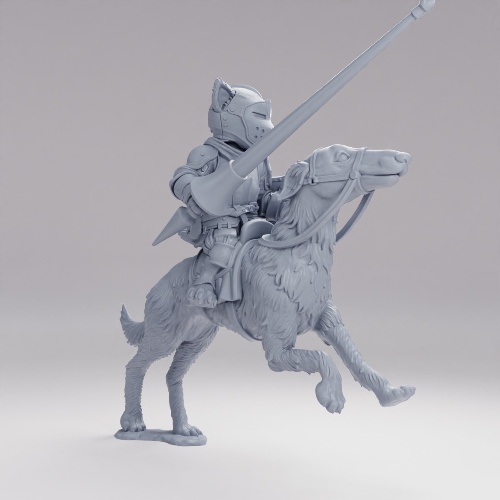 Picture of Cat Knight Borzoi Cavalry C