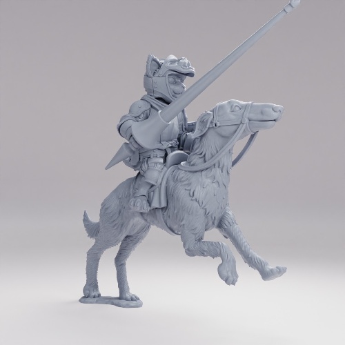 Picture of Cat Knight Borzoi Cavalry F