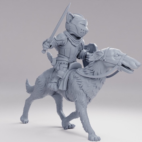 Picture of Cat Knight Borzoi Cavalry Sword G