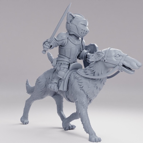 Picture of Cat Knight Borzoi Cavalry Sword H