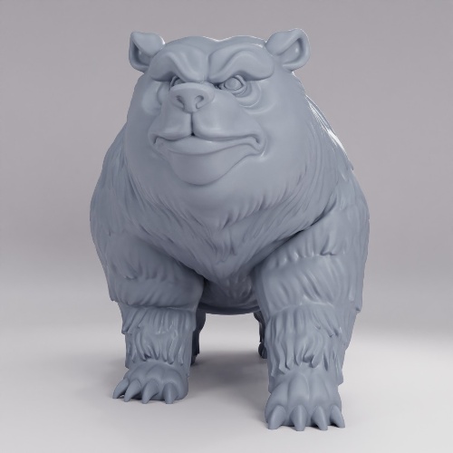 馬具を付けたウォー・ベア の画像