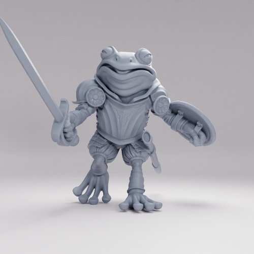 Picture of Fancy frog swordsman C alt