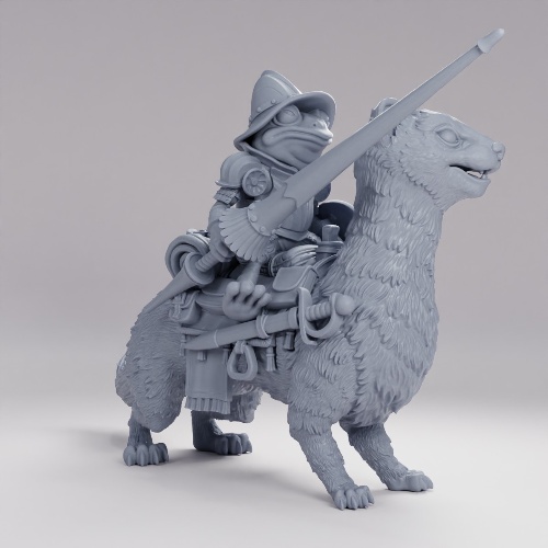 Picture of Frog Knight On Ferret A