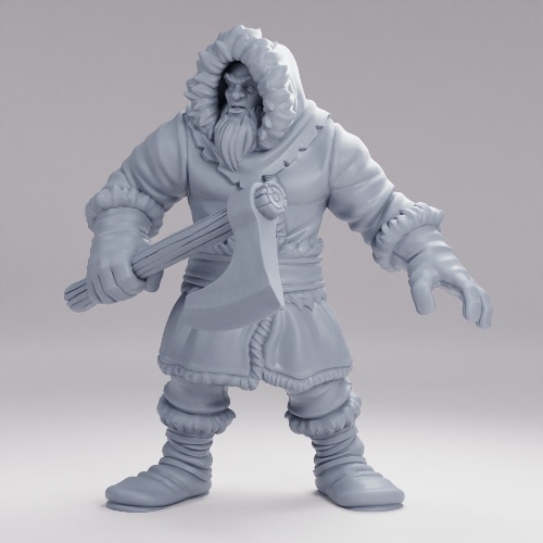 Picture of Frozen tribe axeman A