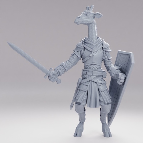 Picture of Giraffe Guardian Sword D