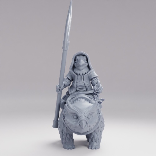Picture of Halberd owlbear rider A