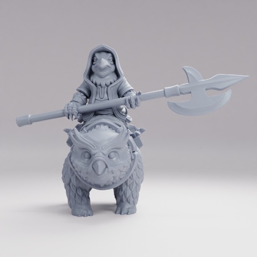 Picture of Halberd owlbear rider B