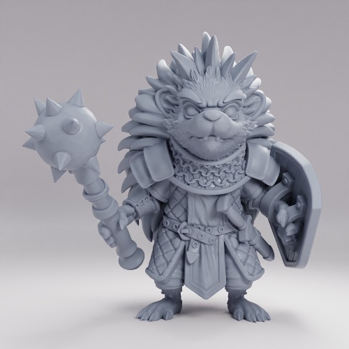 Picture of Hedgehog knight D