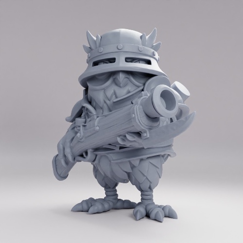 Picture of Owl Folk With Rifle C