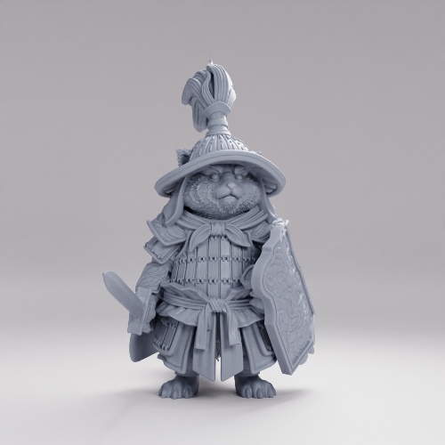 Picture of Red panda swordsman B