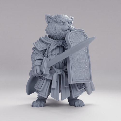 Picture of Red panda swordsman C alt