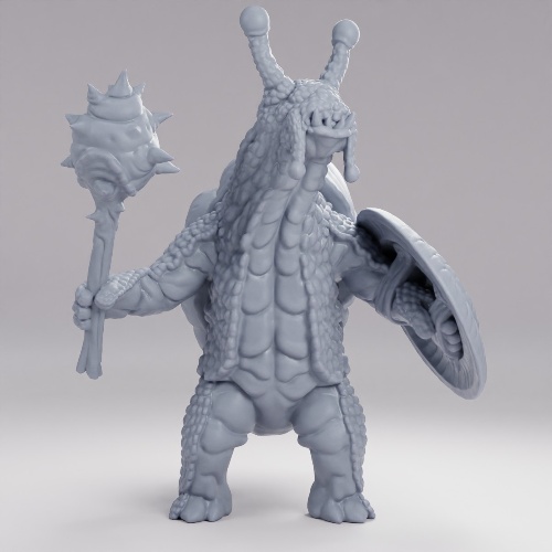 Picture of Snail Folk With Shield B
