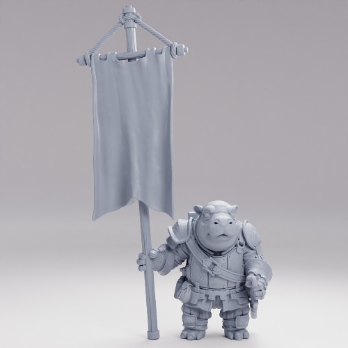 Picture of Tiny Hippo Knight B