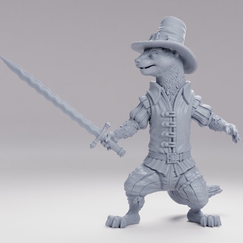 Picture of Weasel flamberge B hat