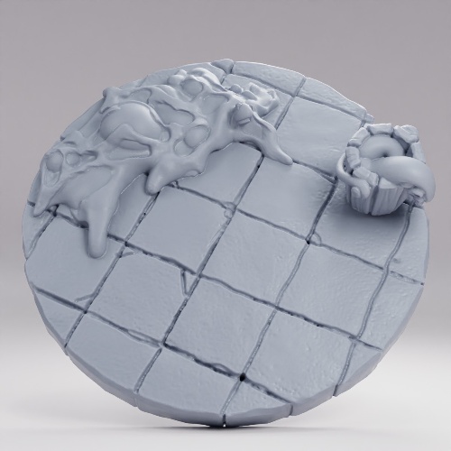 Picture of 40mm Round Slime Tile Base