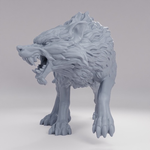 獰猛なツンドラのワーグ の画像