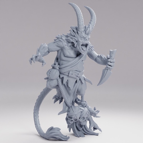 Picture of Imp With Skulls