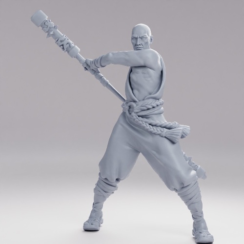 Picture of Monk Ready To Strike
