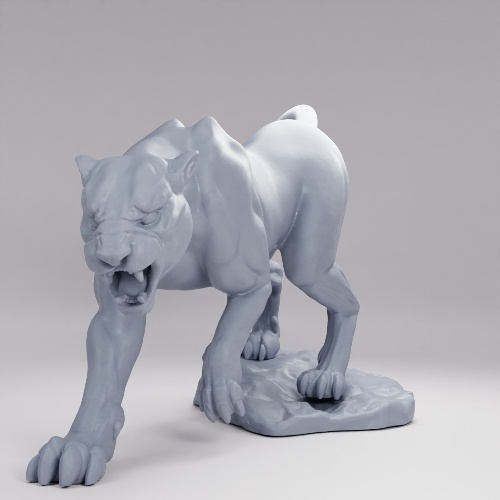 Picture of Panther On Rock