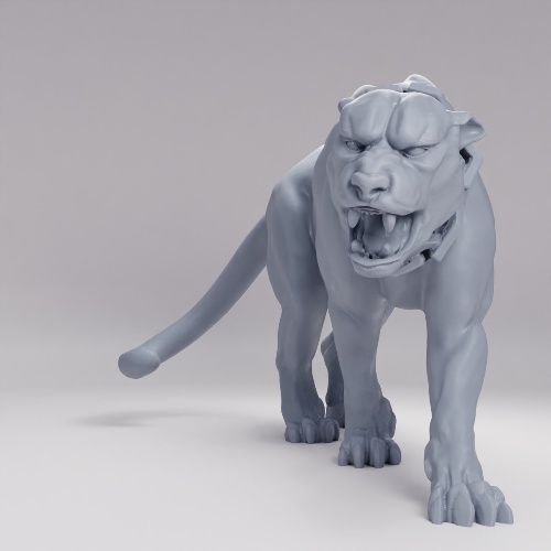 Picture of Panther With Collar