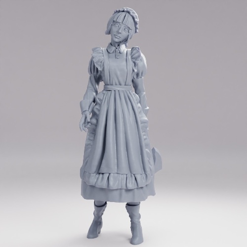 斧を振るうメイドのルーシー の画像