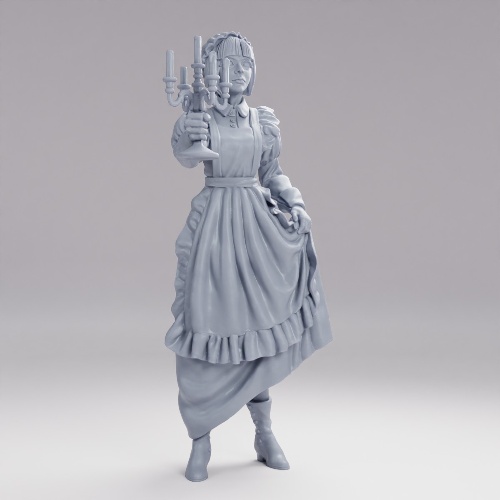 Picture of Villager Maid Lucy With Candle